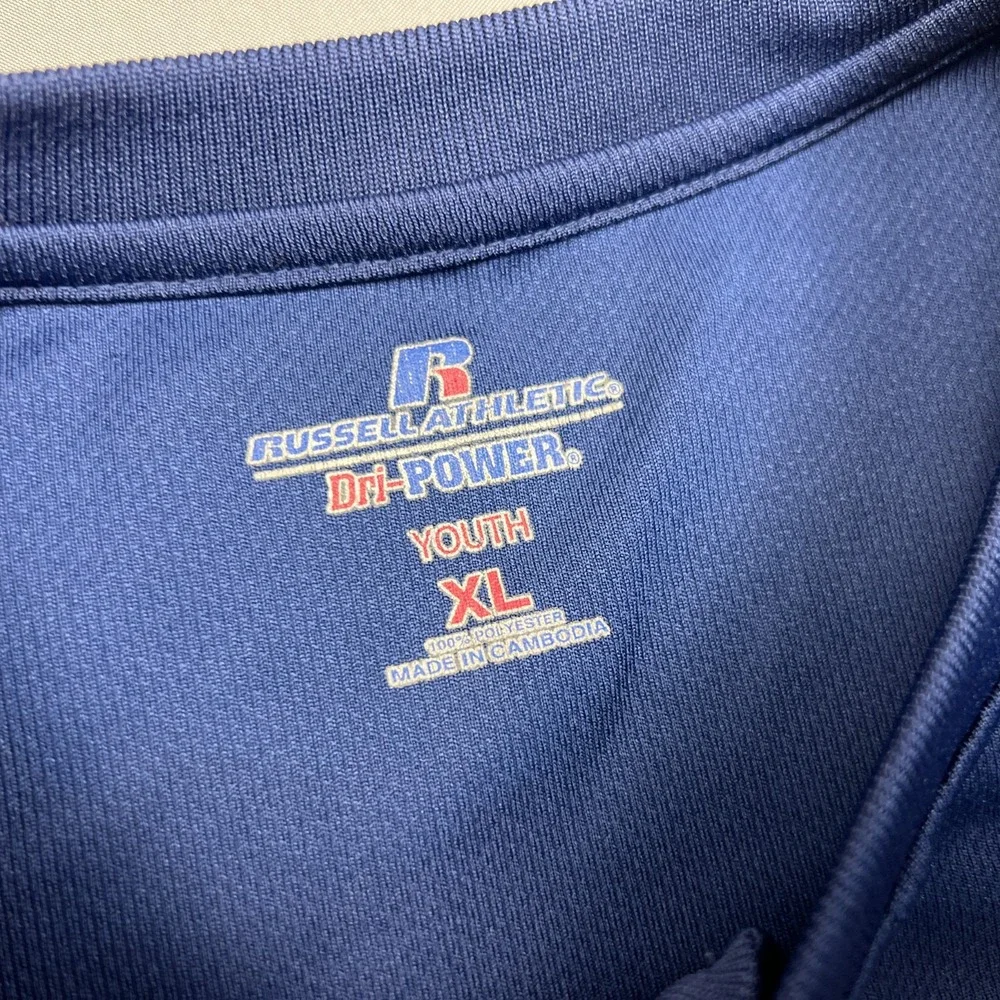 Russell Athletic MLB Minnesota Twins #53 Jersey Youth XL Buttoned Blue Shirt